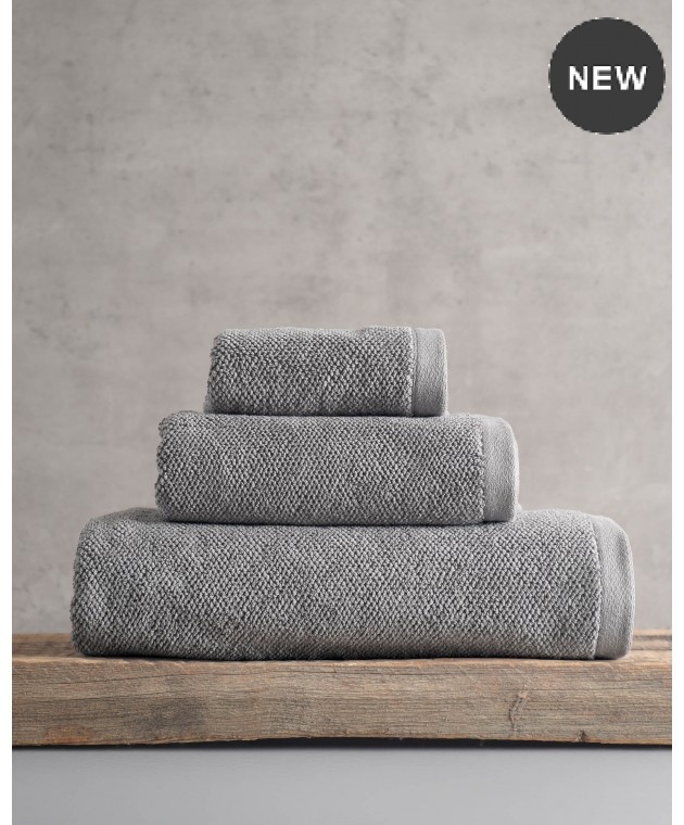 Σετ πετσέτες μπάνιου 3 τεμ. ESSENCE GREY (ΚΟΥΤΙ), RYTHMOS HOME Σετ πετσέτες Mπάνιου