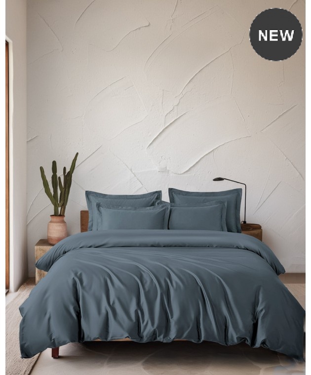 ΣΕΤ ΜΑΞΙΛΑΡΟΘΗΚΕΣ (50Χ70+5) GLACIER GREY BLUE, RYTHMOS HOME Μαξιλαροθήκες Μονόχρωμες