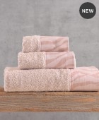 ΣΕΤ ΠΕΤΣΕΤΕΣ 3ΤΕΜ. ΣΥΣΚΕΥΑΣΙΑ ΣΕ ΣΑΚΟΥΛΑ TRISHA GREY, RYTHMOS HOME Σετ πετσέτες Mπάνιου