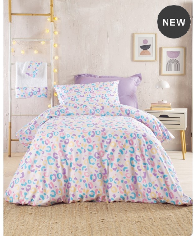 ΣΕΤ ΣΕΝΤΟΝΙΑ ΜΟΝΑ ΜΕ ΛΑΣΤΙΧΟ (105Χ205+25) CANDY, RYTHMOS HOME Σεντόνια Μονά