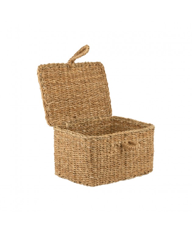 ESTIA ΚΑΛΑΘΙ ΑΠΟΘΗΚΕΥΣΗΣ NERINA 25X14X15 ME ΚΑΠΑΚΙ Διακοσμητικά Καλάθια