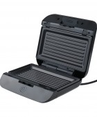 ESTIA ΤΟΣΤΙΕΡΑ BLACK & INOX 2 ΘΕΣΕΩΝ 800W ΜΕ ΑΠΟΣΠΩΜΕΝΕΣ ΑΝΤΙΚΟΛΛΗΤΙΚΕΣ ΠΛΑΚΕΣ Τοστιέρες