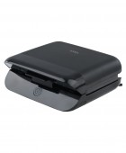 ESTIA ΤΟΣΤΙΕΡΑ BLACK & INOX 2 ΘΕΣΕΩΝ 800W ΜΕ ΑΠΟΣΠΩΜΕΝΕΣ ΑΝΤΙΚΟΛΛΗΤΙΚΕΣ ΠΛΑΚΕΣ Τοστιέρες