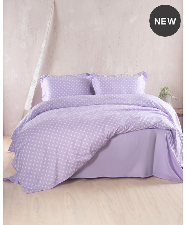 ΣΕΤ ΚΟΥΒΕΡΛΙ Υ/Δ (220Χ240) COQUETTE LILAC, RYTHMOS HOME Κουβερλί Υπέρδιπλα