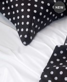 ΣΕΤ ΠΑΠΛΩΜΑ Υ/Δ (220Χ240) COQUETTE BLACK, RYTHMOS HOME Παπλώματα Υπέρδιπλα