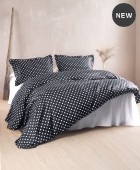 ΣΕΤ ΠΑΠΛΩΜΑ Υ/Δ (220Χ240) COQUETTE BLACK, RYTHMOS HOME Παπλώματα Υπέρδιπλα