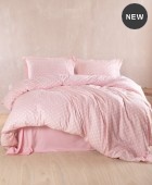 ΣΕΤ ΚΟΥΒΕΡΛΙ Υ/Δ (220Χ240) COQUETTE PINK, RYTHMOS HOME Κουβερλί Υπέρδιπλα