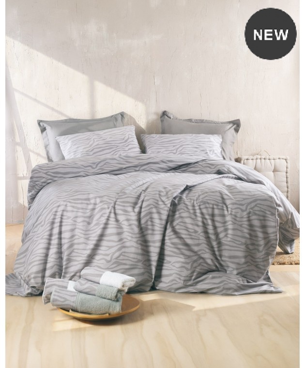 ΣΕΤ ΣΕΝΤΟΝΙΑ ΜΟΝΑ (160Χ260) TRISHA GREY, RYTHMOS HOME Σεντόνια Μονά