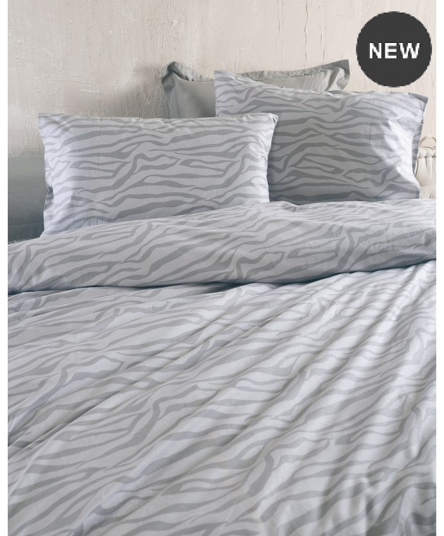 ΣΕΤ ΠΑΠΛΩΜΑΤΟΘΗΚΗ ΜΟΝΗ (160Χ250) TRISHA GREY, RYTHMOS HOME Παπλωματοθήκες Μονές