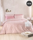 ΣΕΤ ΠΑΠΛΩΜΑ Υ/Δ (220Χ240) TRISHA PINK, RYTHMOS HOME Παπλώματα Υπέρδιπλα