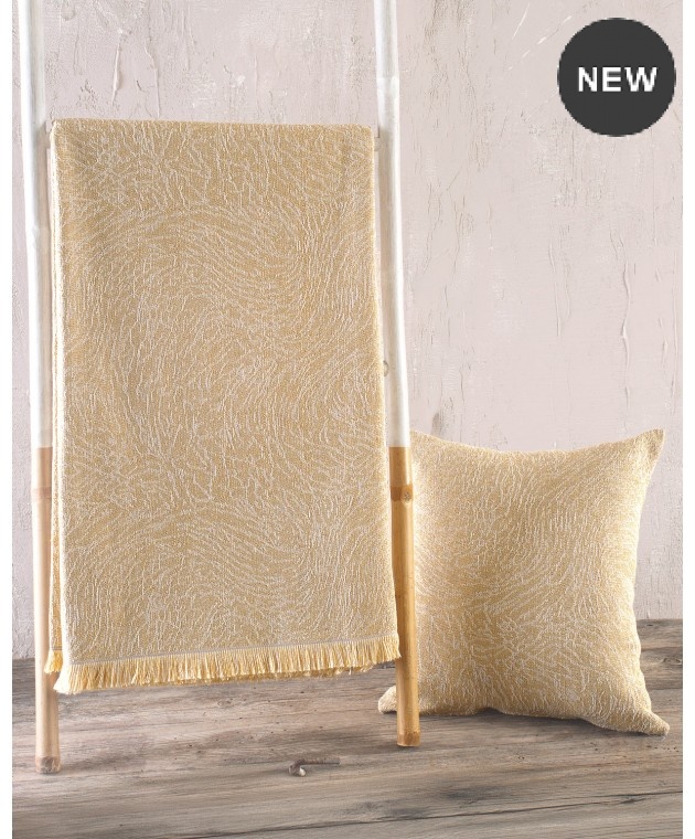 ΡΙΧΤΑΡΙ ΠΟΛΥΘΡΟΝΑΣ 160Χ180 TERRAIN MUSTARD, RYTHMOS HOME ΝΕΕΣ ΑΦΙΞΕΙΣ