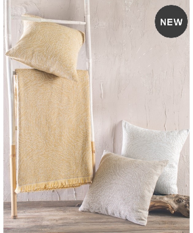ΔΙΑΚΟΣΜΗΤΙΚΗ ΜΑΞΙΛΑΡΟΘΗΚΗ (40Χ40) TERRAIN MUSTARD, RYTHMOS HOME Μαξιλαροθήκες