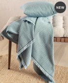 ΡΙΧΤΑΡΙ ΠΟΛΥΘΡΟΝΑΣ (160Χ180) KELSEY BLUE, RYTHMOS HOME Πολυθρόνας