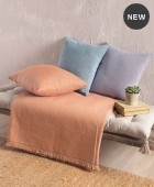 ΡΙΧΤΑΡΙ ΤΡΙΘΕΣΙΟΥ (180Χ280) KELSEY BLUE, RYTHMOS HOME Τριθέσιου