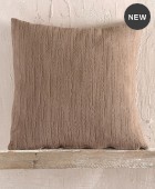 ΔΙΑΚΟΣΜΗΤΙΚΗ ΜΑΞΙΛΑΡΟΘΗΚΗ (40Χ40) TORIS DARK BEIGE, RYTHMOS HOME Μαξιλαροθήκες