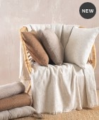 ΔΙΑΚΟΣΜΗΤΙΚΗ ΜΑΞΙΛΑΡΟΘΗΚΗ (40Χ40) PIXIL BEIGE, RYTHMOS HOME Μαξιλαροθήκες