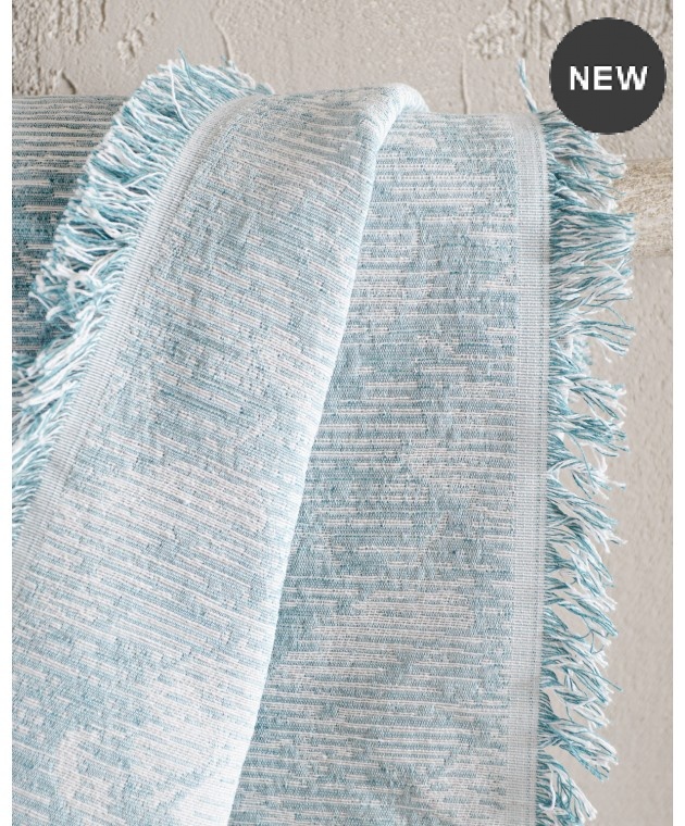 ΡΙΧΤΑΡΙ ΠΟΛΥΘΡΟΝΑΣ (160Χ180) PEONY BLUE, RYTHMOS HOME ΝΕΕΣ ΑΦΙΞΕΙΣ
