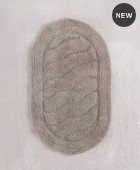 ΠΑΤΑΚΙ ΜΠΑΝΙΟΥ (50Χ80) OVAL BEIGE, RYTHMOS HOME Πατάκια Mπάνιου