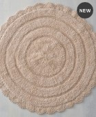 ΠΑΤΑΚΙ ΜΠΑΝΙΟΥ (50Χ80) OVAL BEIGE, RYTHMOS HOME Πατάκια Mπάνιου