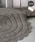 ΠΑΤΑΚΙ ΜΠΑΝΙΟΥ (70cm) OPAL LIGHT GREY, RYTHMOS HOME Πατάκια Mπάνιου