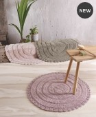 ΠΑΤΑΚΙ ΜΠΑΝΙΟΥ (70cm) OPAL PURPLE, RYTHMOS HOME Πατάκια Mπάνιου