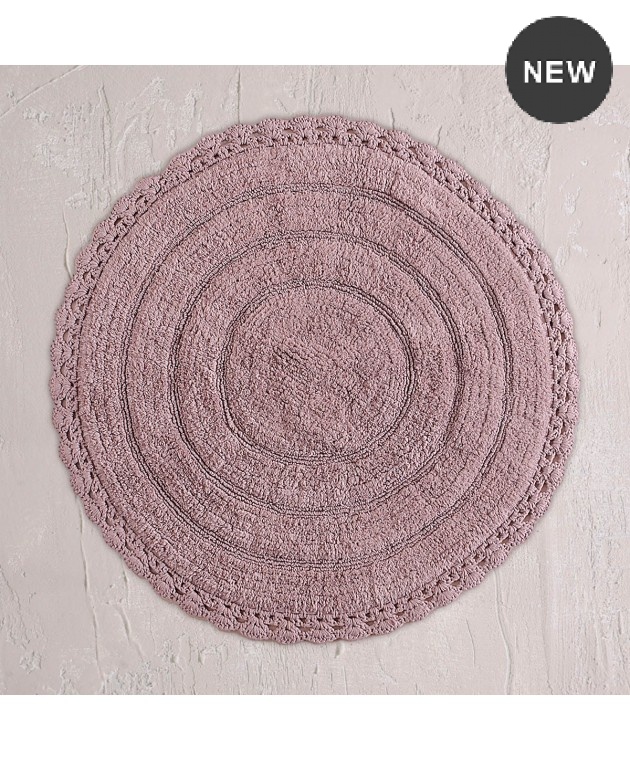 ΠΑΤΑΚΙ ΜΠΑΝΙΟΥ (70cm) OPAL PURPLE, RYTHMOS HOME Πατάκια Mπάνιου