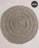 ΠΑΤΑΚΙ ΜΠΑΝΙΟΥ (70cm) OPAL GREY-BROWN, RYTHMOS HOME Πατάκια Mπάνιου
