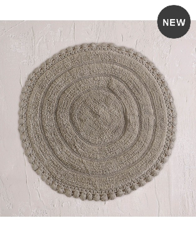 ΠΑΤΑΚΙ ΜΠΑΝΙΟΥ (70cm) OPAL GREY-BROWN, RYTHMOS HOME Πατάκια Mπάνιου