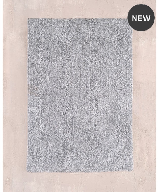 ΠΑΤΑΚΙ ΜΠΑΝΙΟΥ (50X80) GAIA GREY-WHITE, RYTHMOS HOME Πατάκια Mπάνιου