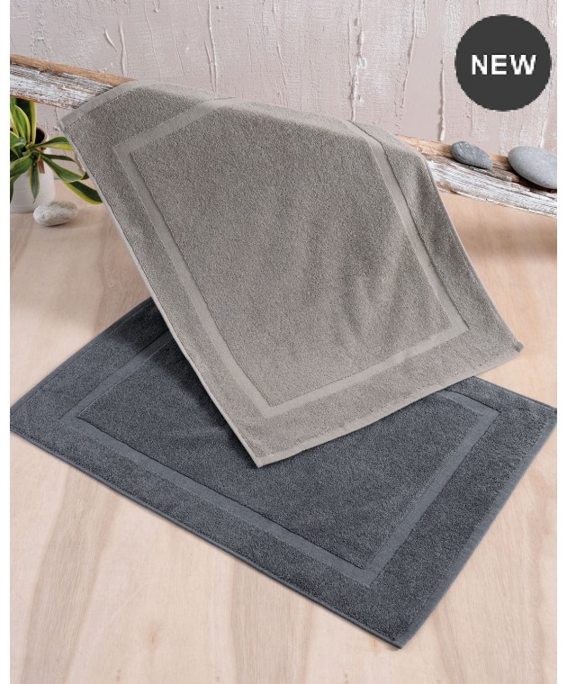 ΠΑΤΑΚΙ ΜΠΑΝΙΟΥ (50X70) TILES LIGHT GREY, RYTHMOS HOME Πατάκια Mπάνιου