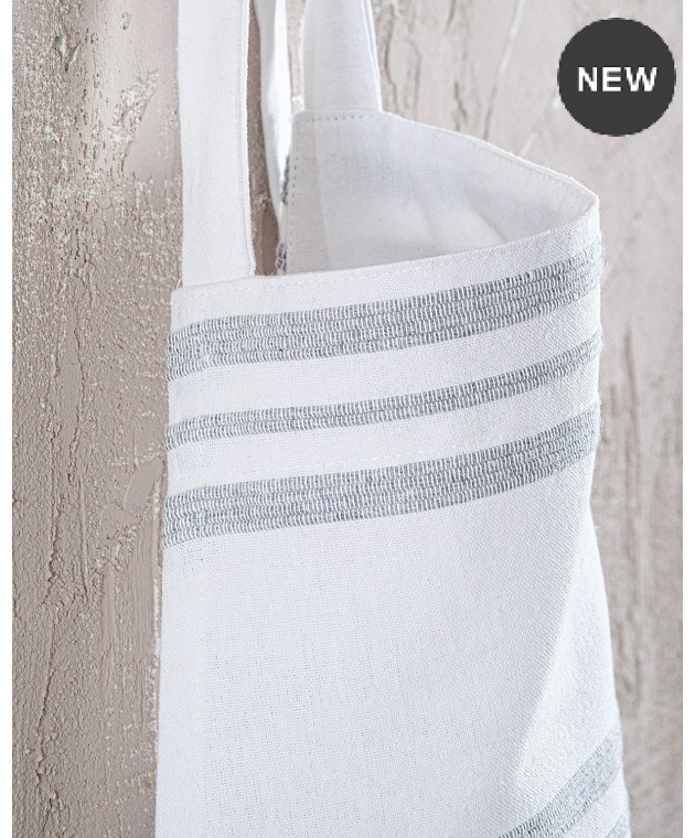 ΠΟΔΙΑ ΟΛΟΣΩΜΗ (60X85) ATHENIAN WHITE-LIGHT GREY, RYTHMOS HOME Ποδιές