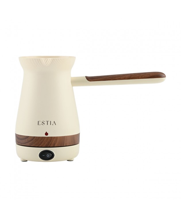 ESTIA ΗΛΕΚΤΡΙΚΟ ΜΠΡΙΚΙ PURE CREAM 1000W ΜΕ ΑΠΟΣΠΩΜΕΝΗ ΒΑΣΗ 360° 0.25Lt ΚΡΕΜ