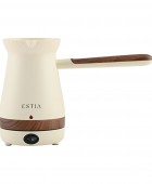 ESTIA ΗΛΕΚΤΡΙΚΟ ΜΠΡΙΚΙ PURE CREAM 1000W ΜΕ ΑΠΟΣΠΩΜΕΝΗ ΒΑΣΗ 360° 0.25Lt ΚΡΕΜ Ηλεκτρικά Μπρίκια