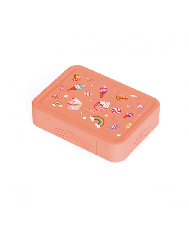 ESTIA ΠΑΙΔΙΚΟ ΦΑΓΗΤΟΔΟΧΕΙΟ SAVE THE AEGEAN 1330ml ΜΕ 5 ΘΗΚΕΣ CANDY SKY Φαγητοδοχεία