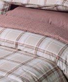 DAS HOME ΣΕΤ ΣΕΝΤΟΝΙΑ ΜΟΝΑ HAPPY FLANNEL 9701 TAUPE 170Χ260 Σεντόνια Φανελένια Μονά