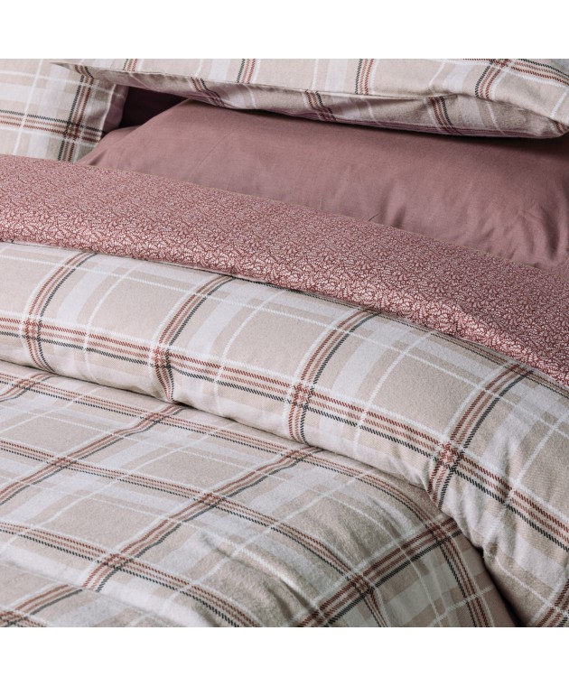 DAS HOME ΣΕΤ ΣΕΝΤΟΝΙΑ ΜΟΝΑ HAPPY FLANNEL 9701 TAUPE 170Χ260 Σεντόνια Φανελένια Μονά