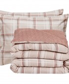 DAS HOME ΣΕΤ ΣΕΝΤΟΝΙΑ ΜΟΝΑ HAPPY FLANNEL 9701 TAUPE 170Χ260 Σεντόνια Φανελένια Μονά