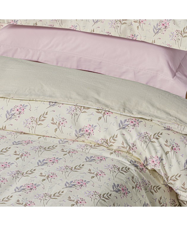 DAS HOME ΣΕΤ ΠΑΠΛΩΜΑΤΟΘΗΚΗ ΜΟΝΗ HAPPY 9703 CREAM 160Χ240 Παπλωματοθήκες Μονές