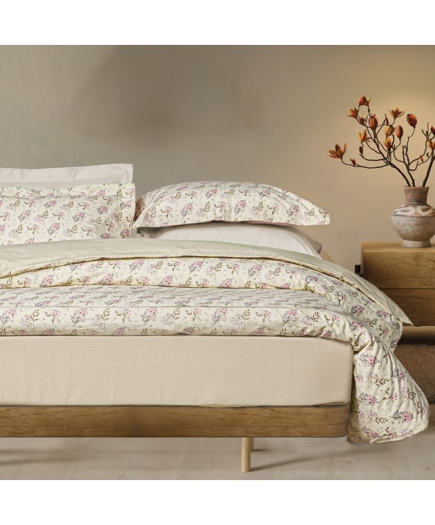 DAS HOME ΣΕΤ ΠΑΠΛΩΜΑΤΟΘΗΚΗ ΜΟΝΗ HAPPY 9703 CREAM 160Χ240 Παπλωματοθήκες Μονές