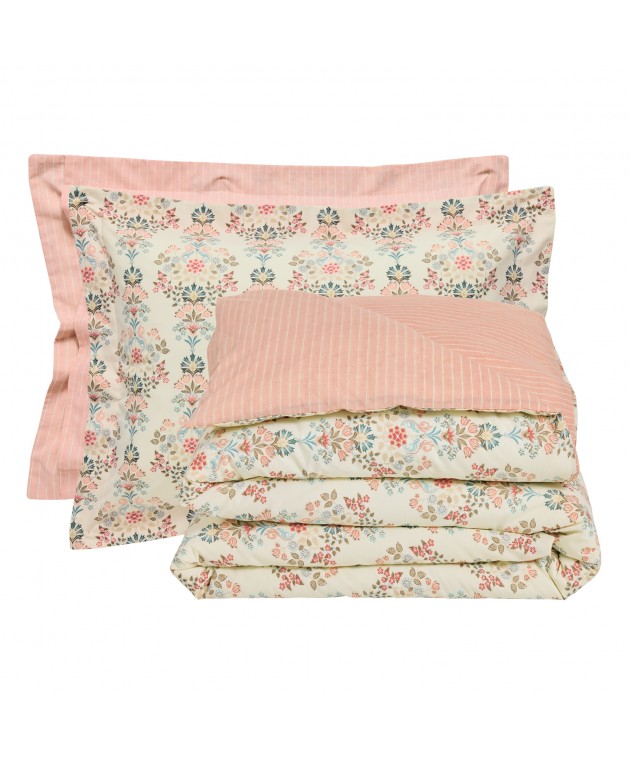 DAS HOME ΣΕΤ ΠΑΠΛΩΜΑΤΟΘΗΚΗ ΜΟΝΗ CASUAL 5455 MULTICOLOR 160Χ240 Παπλωματοθήκες Μονές