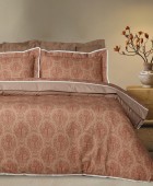 DAS HOME ΠΑΠΛΩΜΑΤΟΘΗΚΗ ΣΕΤ ΥΠΕΡΔΙΠΛΗ PRESTIGE 1731 TERACOTTA 220Χ240 Παπλωματοθήκες Υπέρδιπλες