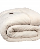 GREENWICH POLO CLUB ΚΟΥΒΕΡΤΟΠΑΠΛΩΜΑ RABBIT FAUX FUR PREMIUM 4461 IVORY 240Χ250 Κουβερτοπάπλωμα  king size