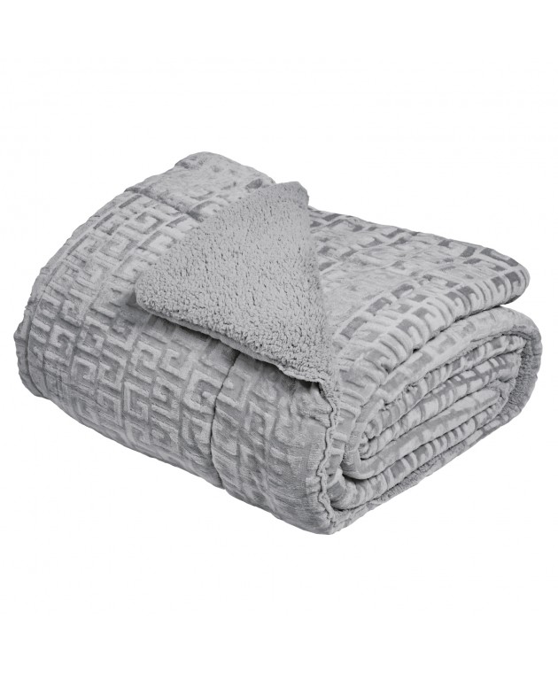 DAS HOME ΚΟΥΒΕΡΤΟΠΑΠΛΩΜΑ SHERPA ΥΠΕΡΔΙΠΛΟ 1392 GREY 220Χ240 Κουβερτοπαπλώματα  Υπέρδιπλα