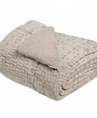 DAS HOME ΚΟΥΒΕΡΤΟΠΑΠΛΩΜΑ SHERPA ΥΠΕΡΔΙΠΛΟ 1393 TAUPE 220Χ240 Κουβερτοπαπλώματα  Υπέρδιπλα