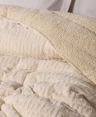 DAS HOME ΚΟΥΒΕΡΤΟΠΑΠΛΩΜΑ SHERPA ΥΠΕΡΔΙΠΛΟ 1394 BEIGE 220Χ240 Κουβερτοπαπλώματα  Υπέρδιπλα