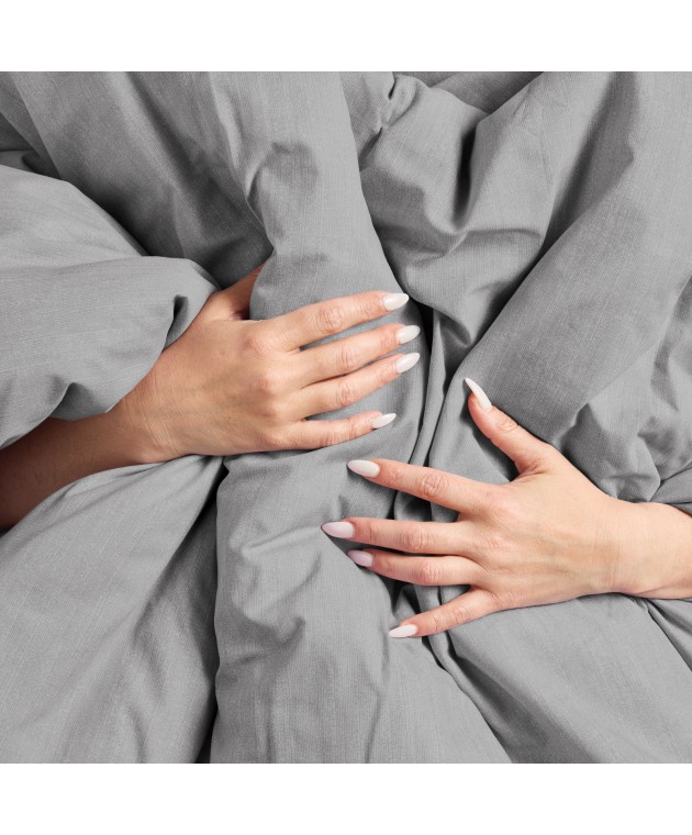 DAS HOME ΣΕΝΤΟΝΙ ΥΠΕΡΔΙΠΛΟ ΜΕ ΛΑΣΤΙΧΟ 160Χ200+35 GREY 5452 GREY Υπέρδιπλα