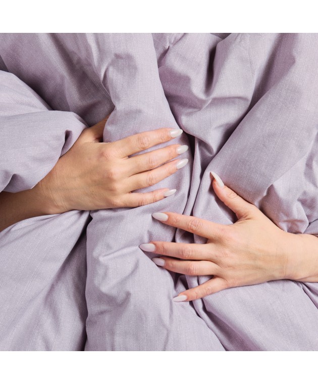 DAS HOME ΣΕΝΤΟΝΙ ΗΜΙΔΙΠΛΟ ΜΕ ΛΑΣΤΙΧΟ 120*200+35 LILAC 5449 LILAC Ημίδιπλα