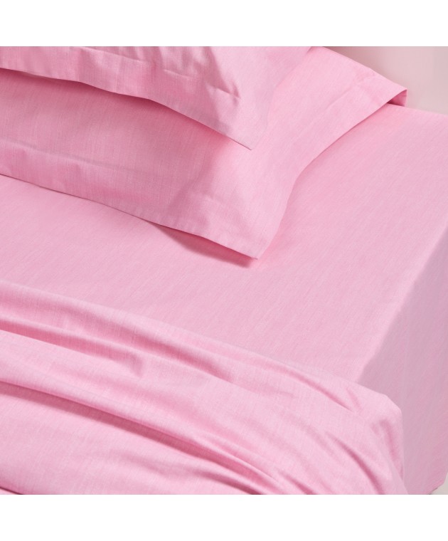 DAS HOME ΣΕΝΤΟΝΙ ΜΟΝΟ ΜΕ ΛΑΣΤΙΧΟ 100*200+35 PINK 5450 PINK Μονά