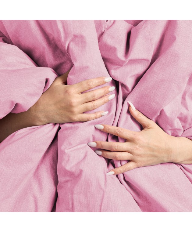 DAS HOME ΣΕΝΤΟΝΙ ΜΟΝΟ ΜΕ ΛΑΣΤΙΧΟ 100*200+35 PINK 5450 PINK Μονά