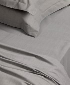 DAS HOME ΣΕΝΤΟΝΙ ΜΟΝΟ ΜΕ ΛΑΣΤΙΧΟ 100*200+35 GREY 5452 GREY Σεντόνια Μεμονωμένα Μονά